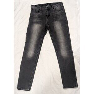 Lucky Brand Brooke Legging Ankle Jean Size 8/29 Black High Waisted Stretch Denim